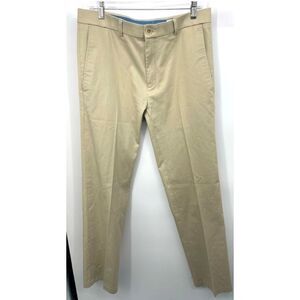 Haggar Premium No Iron Khaki Pants Straight Fit Beige Casual Trousers‎ 32x34